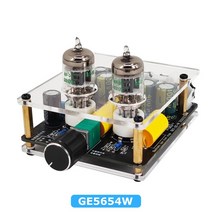 진공관앰프 블루투스앰프 미니 프리 파워 앰프 업데이트 된 GE5654W 6A2 6K4 튜브 프리 앰프 HiFi 바일 버, 01 GE5654W_04 WITH UK POWER