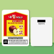 종이 자석 전단지 주문 제작 인쇄 9 x 12cm 1000장 부동산 분양, 2023032314