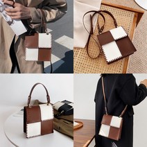 라온지니 DIY 가죽가방 키트 체크백 브라운 30대취미 집에서혼자놀기 DIY만들기