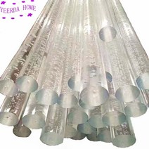 아크릴관 pvc배관자재투명 아크릴 막대 직경 6 ~ 40mm 기포 포함 Pmma 라이트 가이드 플라스틱, 05 dia 15mm_02 48cm 1Pcs