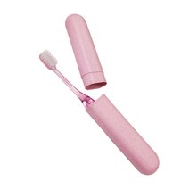 살림모아 파스텔 휴대용 여행용 칫솔 케이스, 랜덤색상 1개