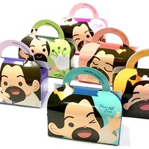 화평플러스몰 2023년 부활절 계란포장 바구니(10매) 쇼핑백 바구니 봉투, 부활절 종이 바구니(10매)_예수부활하셨네(핑크)