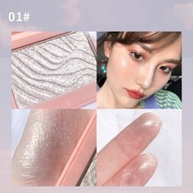 촉촉한 커버 커버력좋은 파운데이션 광채 스틱 물광 하이라이터 건성 복합성 매트 쿠션 컨실러 프라이머 블러셔 쉬머 형광펜 모노크롬 아이 섀도우 팔레트 페이스 바디 메이크업 컨투어, 01