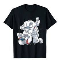 브라질리언 주짓수 티셔츠 UFC 격투기 Jiu Jitsu 셔츠 우주 비행사 BJJ MMA 남자 브라질 Jujitsu 코튼 탑 티 슬림 피트 캐주얼