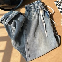 남자 와이드 청바지 청년 일자통바지 N12P65 4995003543