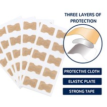 내성발톱테이프 교정 내성발톱 치료 발톱 교정 스티커 방수 네일 페디큐어 도구 탄성 클립 받침대 50-15, 02 100pcs