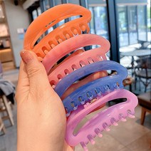 젤리라운드헤어집게핀 헤어핀 반올림 머리핀 헤어악세