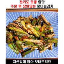전라도 수제김치 풋마늘김치 1kg 2kg 3kg