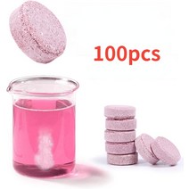 세차 청소100 농축 정제 세제 자동차 앞 유리 청소 발포성 홈 화장실 용 울트라 클리어 와이퍼 클리너, [04] WHITE, 04 WHITE