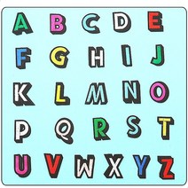 알파벳 와펜 패치 패딩수선 자수 의류 리폼 가방 옷수선 이니셜 열접착, D