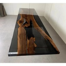 레진 테이블 6인용 에폭시 다이닝 식탁, D 스타일