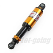 조정 280mm 290mm 오토바이 리어 서스펜션 리바운드 댐핑 충격 흡수 포크 12mm 10mm 스쿠터 먼지 자전거 진동 댐퍼, 금