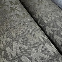 명품패턴 MK로고패턴 자가드합포 1마 [2COLOR], 블랙