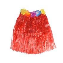 파티짱 훌라 스커트 30cm (레드) 하와이 치마