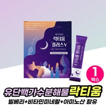 유단백가수분해물 락티움 마스터 가루 파우치 스틱 타트체리 농축 혼합 분말 포 중년 여성 남성 맛있는 분리유단백 빌베리 아연 비타민 유산균 락티웅 수험생 공시생 선물