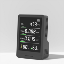 휴대용 공기 에어질 모니터. 3.2 인치 CO2 기. 실내 이산화탄소 TVOC, 한개옵션0
