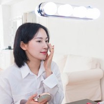초간단 탈부착 자연광 LED 화장대 조명 4구타입 파우더룸 미러라이트 화장대LED 화장대등 미용조명 화장조명 셀카조명 화장대거울조명 뷰티라이트 조명화장대 촬영조명 메이크업조명, 5개