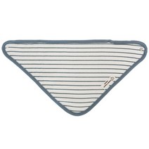 스윗하트 오가닉 블루 턱받이, 블루/FREE