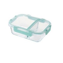 락앤락 2칸 유리 밀폐용기 직사각 860ml, 5개, 단품