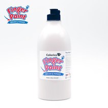 칼라리코 핑거페인트 1000ml 낱색 (18가지 색상 선택), 흰색