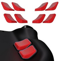 스팀 데크용 플레이 바이탈 화이트 백 버튼 강화 세트 그립 보호 키트 2가지 두께, Passion Red