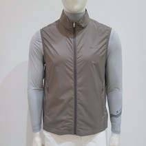 슈페리어 SGF67 골프웨어 남성 여름 수입소재 타공 메쉬 가벼운 경량 홑겹 풀집업 하이넥 베스트 조끼 (베이지브라운) BCS0BV202