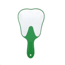 치면착색제 교정용왁스 치과용 고리 유아 아기치실 핸들 치과 거울 치아 모양의 깨지지 않는 입 이 귀여운 거울 구강 위생 플라스틱 구성하다 치과 의사 시험 검사, 초록, 02 Green