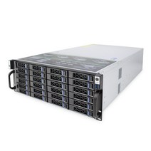 서버케이스 서버랙 19 인치 4U 랙 핫 스왑 컴퓨터 섀시 24bay HDD 스토리지 서버 케이스 S465-24 1300W EAT, 한개옵션0