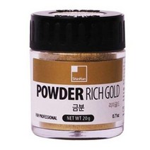 신한 6800 전문가 메탈릭 파우더 금분 리치 골드 20g, 단품