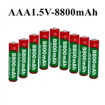 자동차 교체 대용량 충전식 배터리 8800 mah AAA 1.5 V, 40pcs, 1개