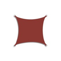 포차천막 가제보 방수천막 포장마차천막420D 방수 차양 항해 야외 정원 해변 캠핑 파티오 수영장 천, 10 Rust red_06 2x5m