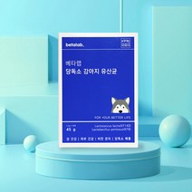 [2박스]당독소강아지유산균베타랩 한국식품연구원특허 균주 사료속당독소분해 당뇨 비만 관절염 묽은변 노견