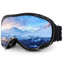 스키고글 방풍고글 변색 MAXJULI Ski Googles UV 프로텍션 스노우 68, C3 미러