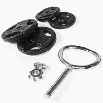 [바디엑스] 경량용 무게조절 케틀벨 핸들 18kg 세트 경량원판용, 상세 설명 참조
