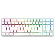 헥스기어 카일초콜릿 RGB 초슬림 블루투스 유무선키보드 실버백축, K950, 알루미늄 블랙 + 실버, 텐키리스