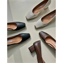 성수동 수제화 앞코금장 천연가죽 발이편안한 수제구두 소가죽 하이힐 펌프스 미들굽 5cm