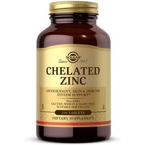 솔가 킬레이티드 아연 아연제 22mg 250정 x 1통
