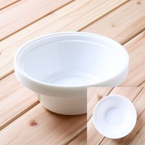 10p 다회용 위생우동그릇 19cm 일회용플라스틱용기 일회용공기 1회용접시 컵밥용기 일회용국그릇 일회용종이접시