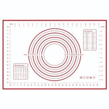 실리콘 베이킹 매트 패드 시트 피자 반죽 제조기 페이스트리 주방 도구 비 스틱 롤링 요리 오븐용 접시 반죽기 케이크 가젯 Fondant 유리 섬유 안 묻혀요. 조리 부품 사탕과, [03] 40x60cm     red