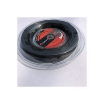 테니스 거트 스트링 1 큰 릴 ZARSIA 나일론 라켓 문자열 1.35mm 12M, Black