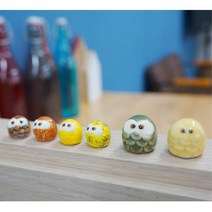 귀여운소품 수조꾸미기 도자기부엉이 6종 초등학생생일선물 엔틱풍 집순이취미 가게장식품
