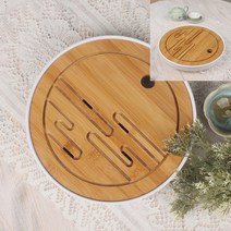 원형 다기트레이 차판 25.5cm 화이트 외국인선물 예쁜그릇세트 예쁜그릇쇼핑몰 주방소품 빈티지찻잔 차용품 전통