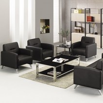 수퍼니처 SF-8057 폴리 중역실소파, 1인, 브라운