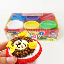 NEW 하비 클레이 볼클레이 6색세트 하비클레이 하비 볼클레이 소용량 알뜰형 칼라점토세트 점토놀이, NEW 하비클레이 6색세트 (소용량)