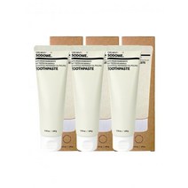 SODOWE 비건 오일풀링 치약 100g x 3개 vegan oil-pulling toothpaste 3ea, 완충 포장재 X