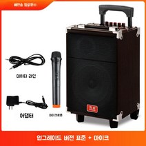 앰프 휴대용 이동식 스피커 클래식 기타 일렉트릭 어쿠스틱 반주 마이크 버스킹 블루투스 충전식, 플래그십에디션스탠다드+무선싱글마이크
