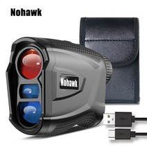 골프 레이져 거리 속도 측정기 Nohawk 다기능 레이저 망원경 깃발 잠금 경사 사냥 건설 단안, 없음, 19.3M02 Multifunctional  600m