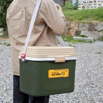 코멕스 캠핑 낚시 아도라 아이스탱크, 밀리터리그린_14L