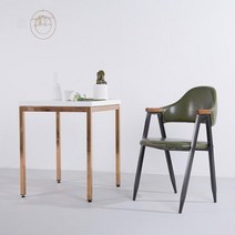 아트박스/가구느낌 비올렛목재팔걸이 체어 카페 식탁의자, 비올렛목재팔걸이-카키