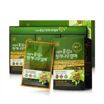 건강즙 6년근 홍삼과헛개나무열매농축액 (30포x2박스)